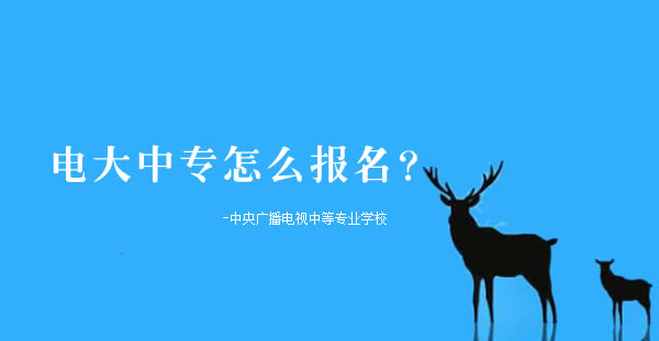 电大中专怎么报名？