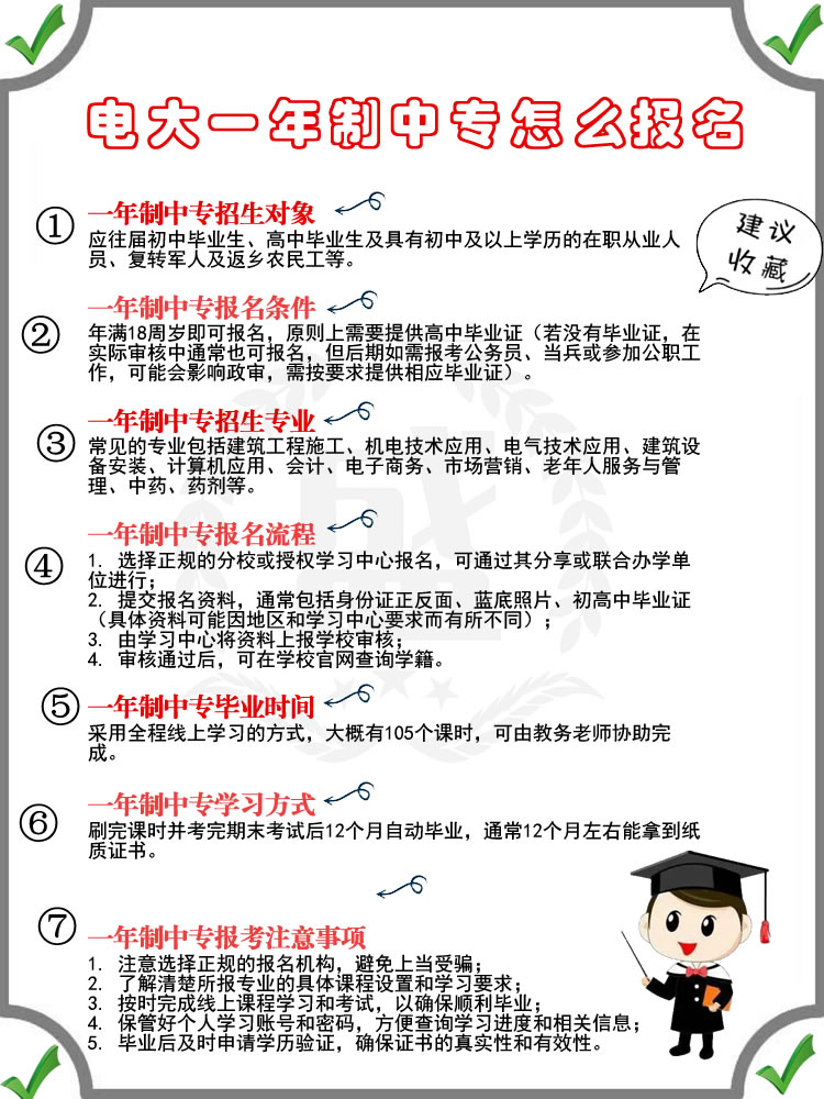电大一年制中专怎么报名，需要什么条件？